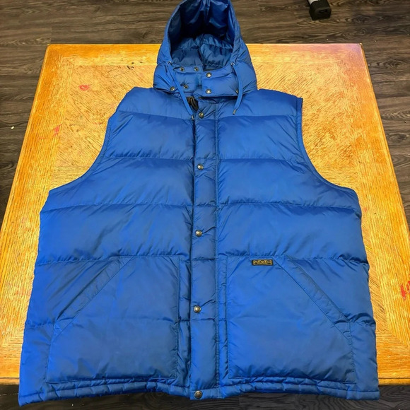 Polo Ralph Lauren RL & Co Blue Down Puffer Vest W/ Hood Jacket Men’s Size 3XLT. - Picture 1 of 8